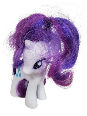 My Little Pony Rarity Unicorn Generation 4 2010 Tinsel Hair Collectible Horse